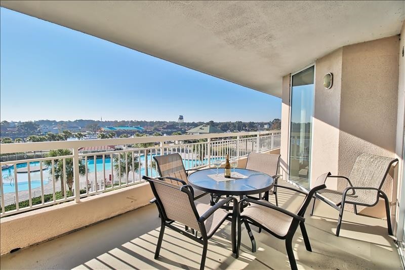 balcony of North Myrtle Beach rental